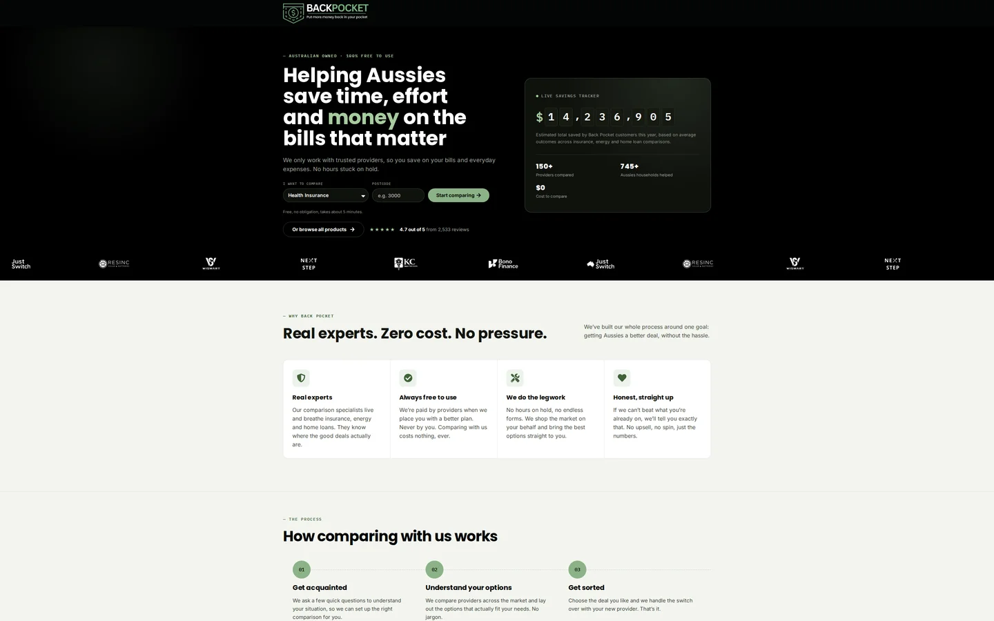 Back Pocket website