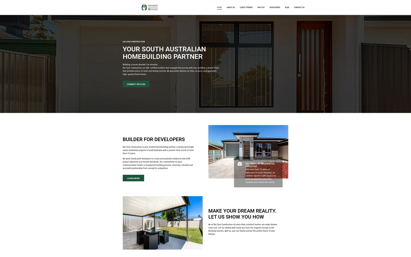 Haisam Construction website